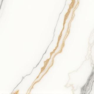 Lastra di marmo Calacatta con venature dorate